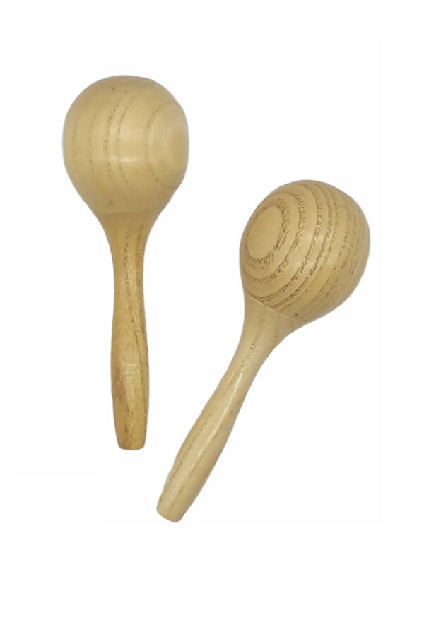 Maracas DP267 De Madera Natural Denver Par LA FUSA