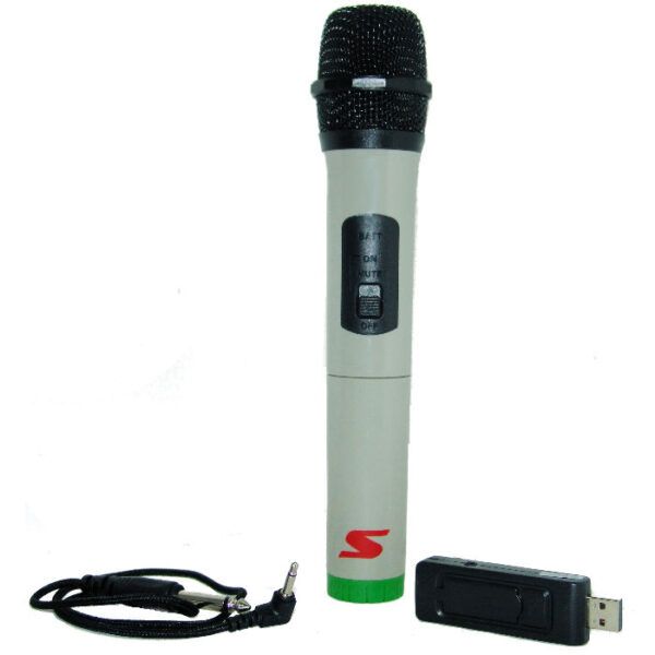 Micrófono Inalámbrico M16USW Uhf Mano Usb Senon  MARTCAR