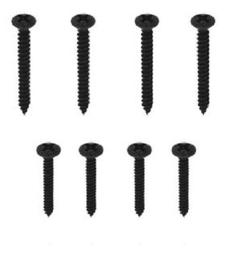 Tornillos DSA6 P/Marcos Plasticos Humbucker Negros x 8 Unidades DS