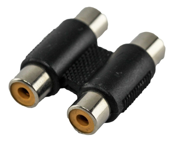 Ficha Conector Adaptador 2RCA 2 X RCA Hembra a 2 X RCA Hembra MARTCAR