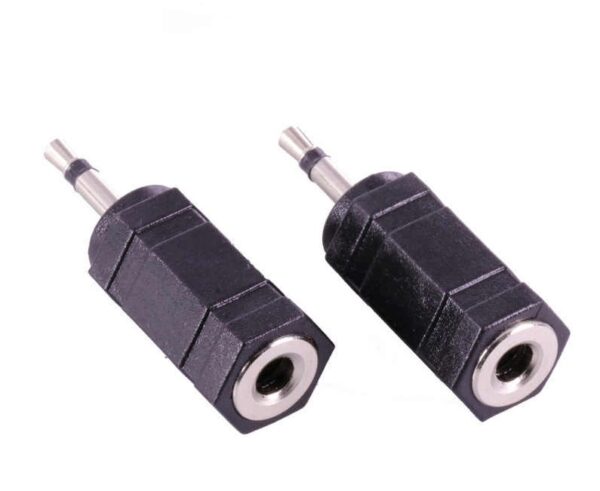 Ficha Conector Adaptador 0205 Macho 2.5 Mono a Hembra 3.5 Mono RADIO NORTE