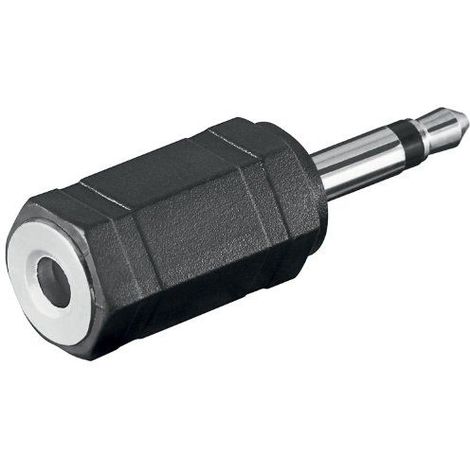 Ficha Conector Adaptador 5005 Macho 3.5 Mono a 3.5 Hembra Stereo RADIO NORTE