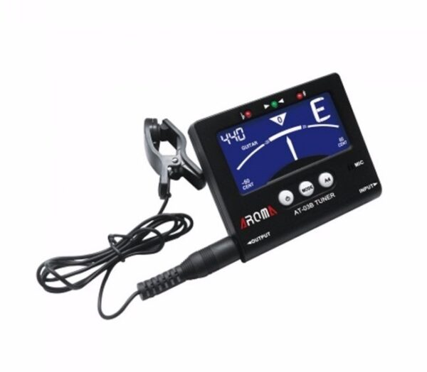 Afinador Metronomo AT03B Cromatico Clip Aroma LA FUSA