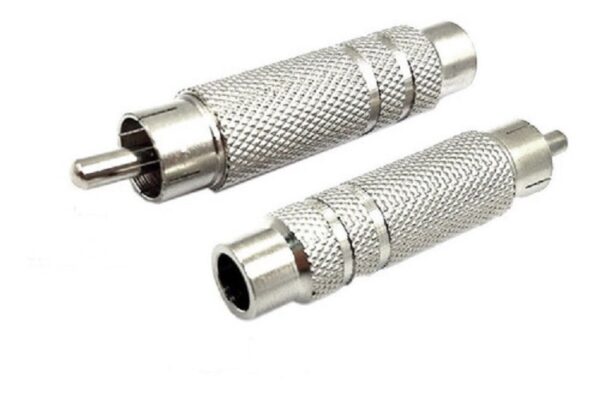 Ficha Conector Adaptador Plug Rca Macho a 6.5 Hembra Metálico RCA1 RADIO NORTE