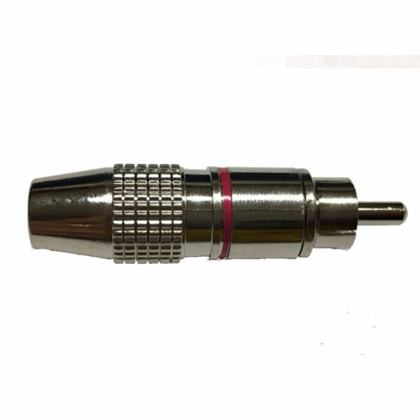 Ficha Conector Plug CRCAM RCA Macho Metalico Artekit MARTCAR