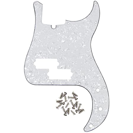 PickGuard Blanco Perlado PB10WP Para Bajo Precision Redtone MAGIC MUSIC