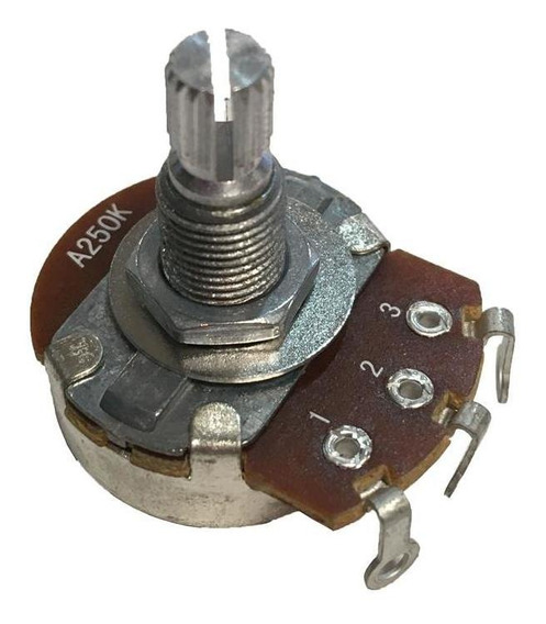 Potenciometro Grande Dia24 A250k Logaritm. Sinew LA FUSA