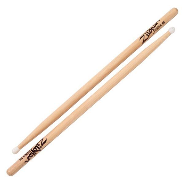 Baquetas Palillos Zildjian Hickory 5B Punta de Nylon LA FUSA