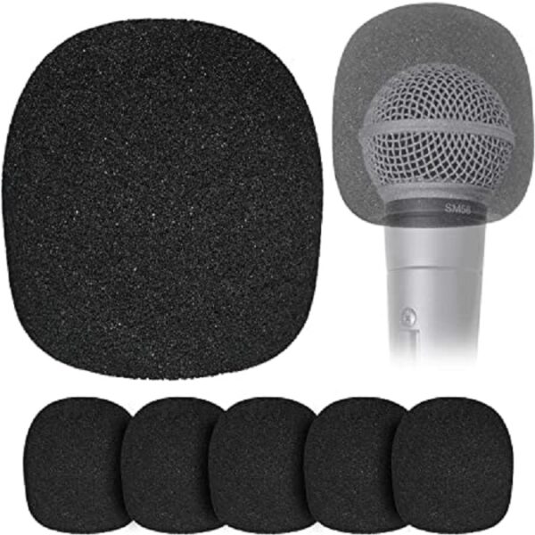 Esponja Paraviento Para Microfono Negro X Unidad Lane LA FUSA