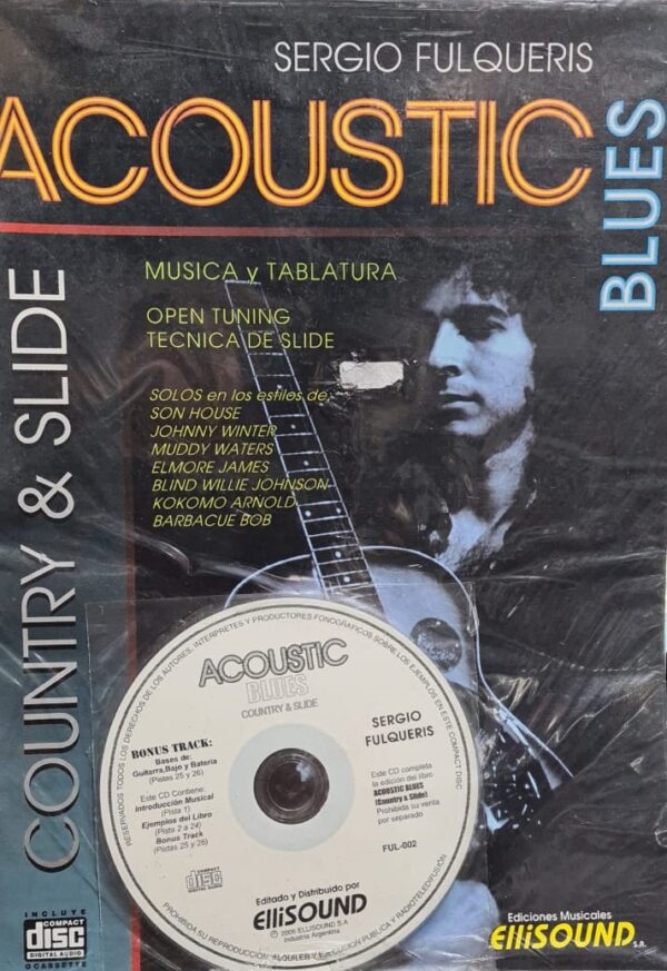 Libro Acustic Blues Country & Slide Sergio Fulqueris C/CD ALEYMAR