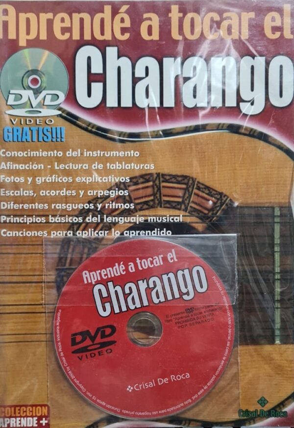 Libro Aprende a Tocar el Charango C/DVD Crisal de Roca DOREMI CHROMOS