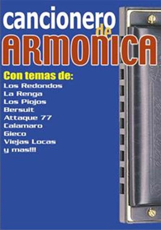 Libro Cancionero P/Armonica Temas Nacionales Crisal de Roca DOREMI CHROMOS