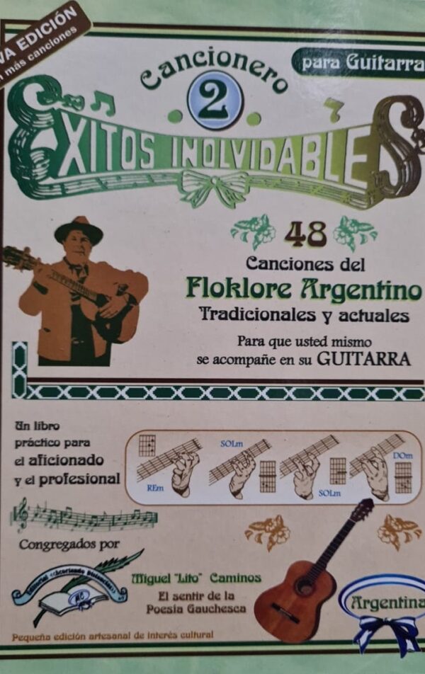 Libro Cancionero Exitos Inolvidables Folklore Nro 2 ALEYMAR