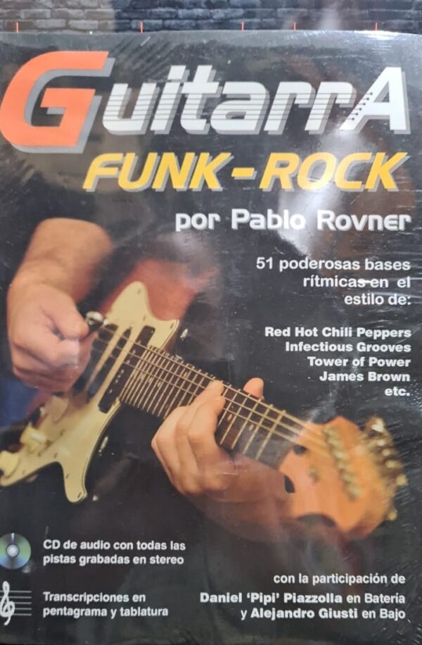 Libro Funk Rock 51 Bases Pablo Rovner C/CD ALEYMAR