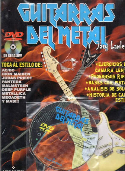 Libro Guitarras del Metal C/DVD Crisal de Roca DOREMI CHROMOS