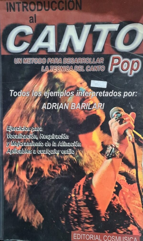 Libro Introduccion al Canto Pop Adrian Barilari ALEYMAR