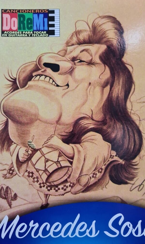Libro Cancionero Mercedes Sosa Doremi P/Guitarra y Piano Crisal de Roca DOREMI CHROMOS