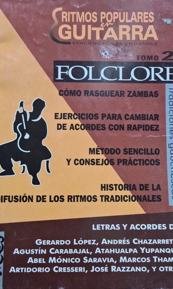 Libro Ritmos Populares en Guitarra Nro 2 Folclore Ricordi ALEYMAR