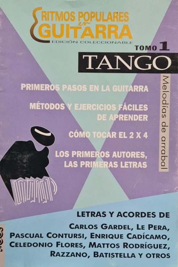 Libro Ritmos Populares en Guitarra Nro 1 Tango Ricordi ALEYMAR