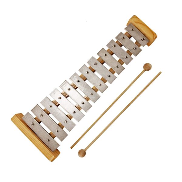 Metalofon LCMET12 12 Notas Base De Madera Latin Custom FAMA