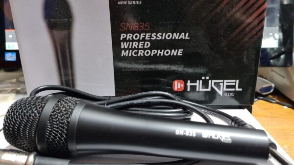 Microfono Vocal SN835H Cardioide Dinamico Con Cable Hugel PARQUER