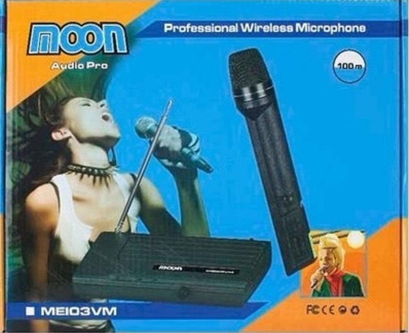 Micrófono Inalámbrico de Mano MI01VM VHF Alta Fidelidad Moon MARTCAR - Imagen 3