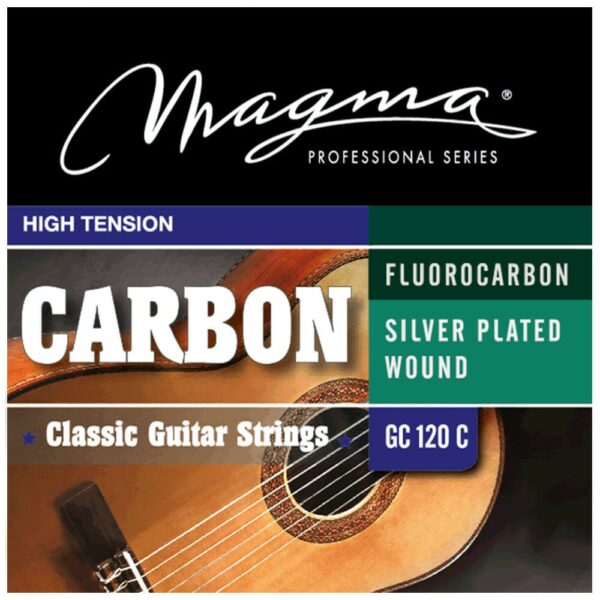 Cuerdas Criolla Clasica GC120C De Carbono Tension Alta MAGMA