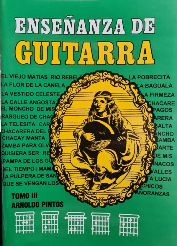 Libro Arnaldo Pintos Tomo 3 Enseñanza de Guitarra Primeros Pasos ALEYMAR