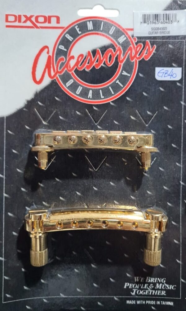 Puente y Cordal GB40 P/Guitarra T/LP Dorado Dixon LA FUSA
