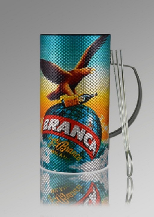 Vaso Guiro De Branca Chico Ploteado C/Peine Repuestos Musicales
