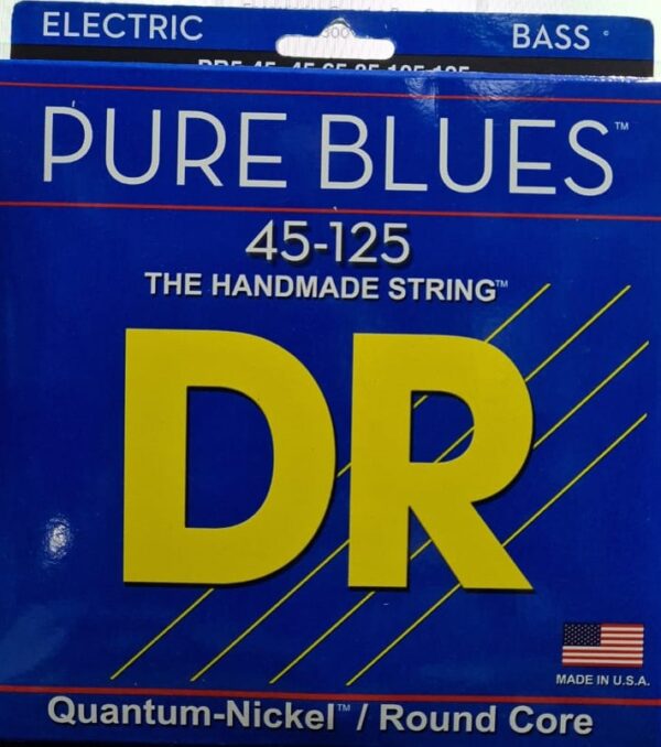 Cuerdas Para Bajo PB5 DR Pure Blues 045-125 de 5 Cuerdas Made in USA HMG