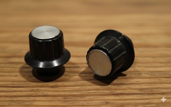 Perilla Mini 6mm PERILLA2 Agujero Eje Estriado Plástico x Unidad LA FUSA