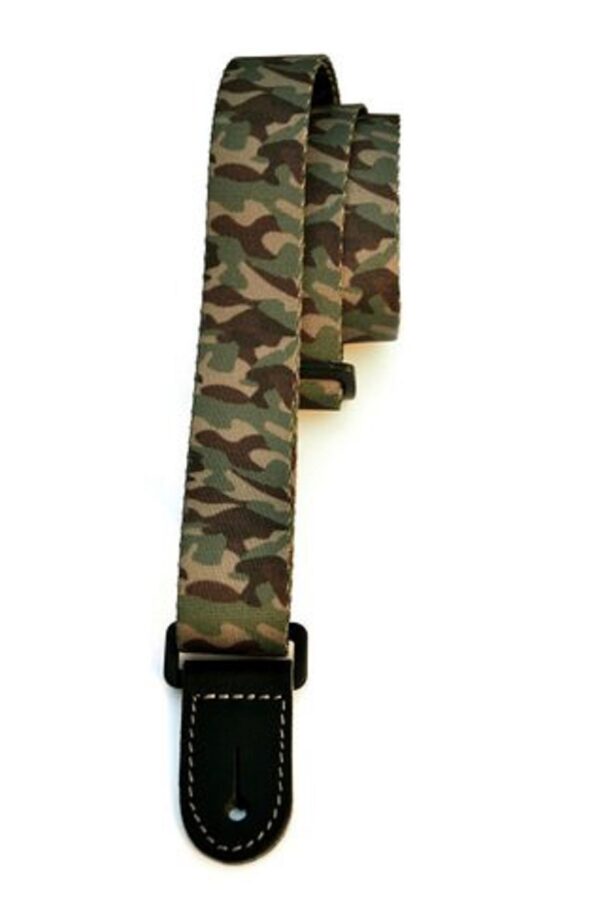 Correa Ukelele SMSU05U Polipropileno 3cm Verde Camuflado Con Pin MAGMA