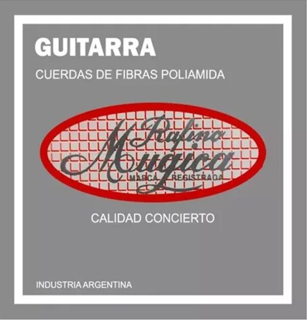 Cuerdas Clasica Criolla Sobre Gris Plateadas Concierto Rufino Mugica ALEYMAR