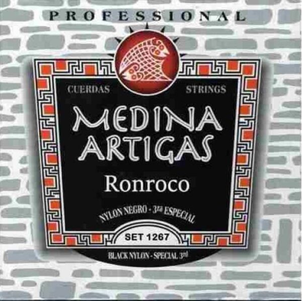 Cuerdas De Charango Ronroco 1267 Nylon 4ta y 5ta Especial Medina Artigas BASE