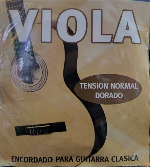 Cuerdas Guitarra Clasica Criolla Doradas Tension Normal Viola ARVILLA