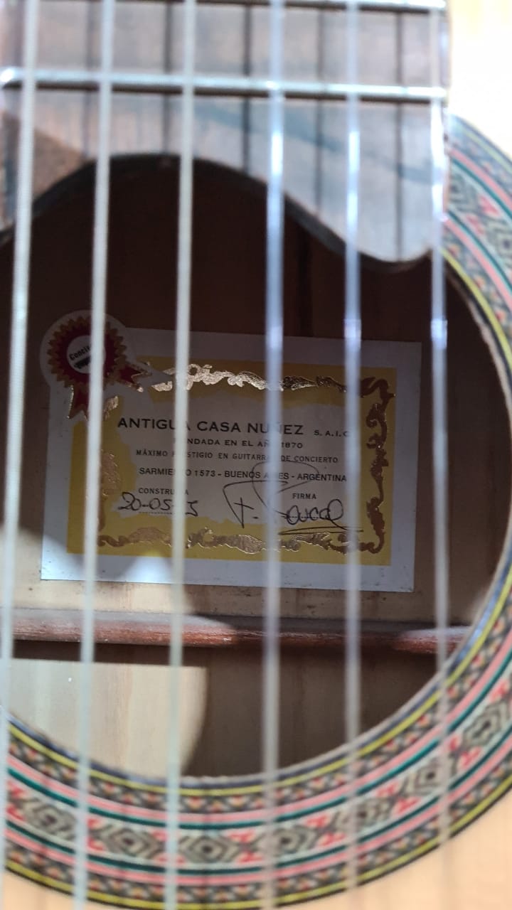 Guitarra T170 Criolla Clasica de Concierto ANTIGUA CASA NUÑEZ - Imagen 2