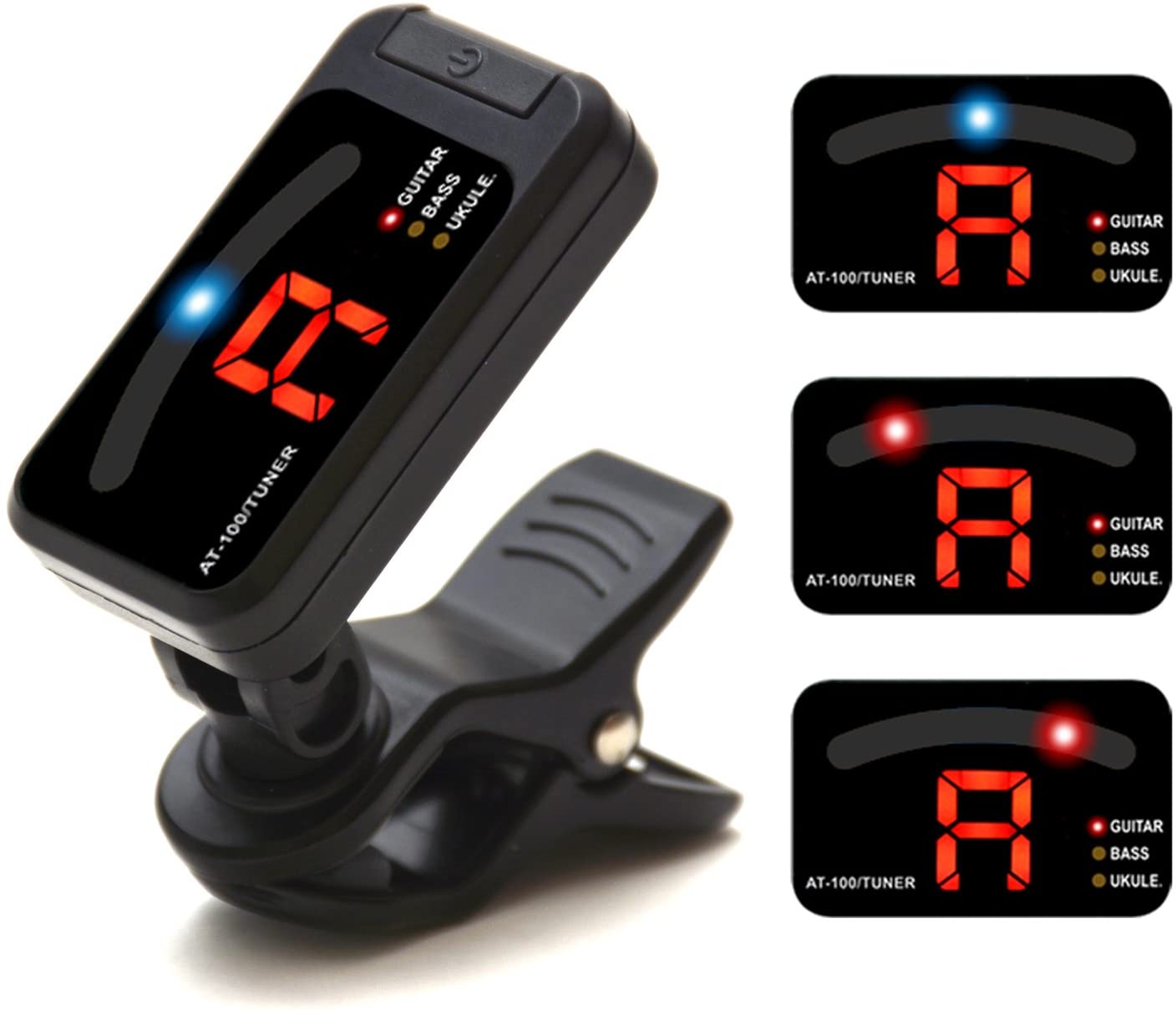 Afinador Clip AT100 Cromatico IVA 10,5% Aroma LA FUSA - Imagen 2