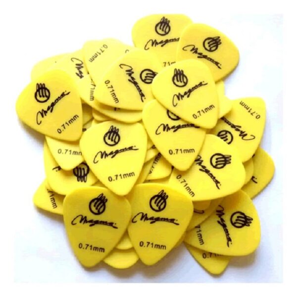 Pua Para Guitarra Tortex PT071 Yellow 0.71mm X Unidad Magma BASE