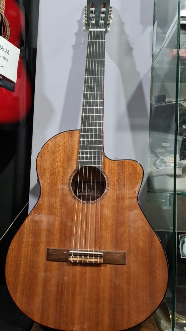 Guitarra Clasica Criolla C/Corte 30C C/Microfono-Afinador Casa Orellano Nacional