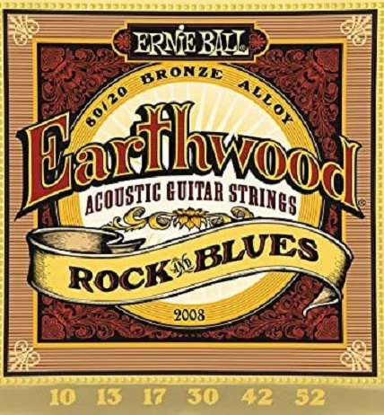 Cuerdas P/Acústica 2008 .010-052 80/20 Rock & Blues Ernie Ball FAMA