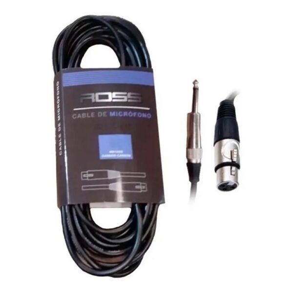 Cable Canon Plug 6 Mts Ross ALEYMAR