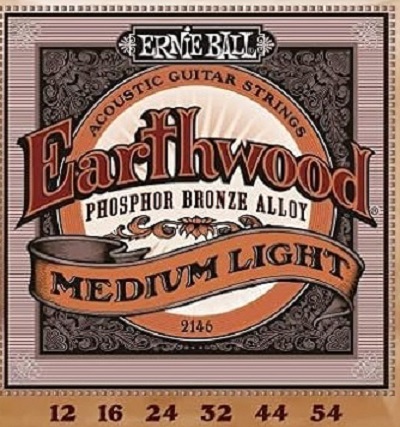 Cuerdas Acústica 2146 .12–54 Bronce Fosforoso Ernie Ball FAMA