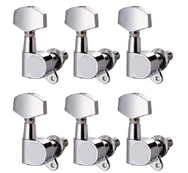Clavijas Guitarra Electrica AMCL 3+3 (Tornillos, Bujes) Interdrums INTERMUSICA