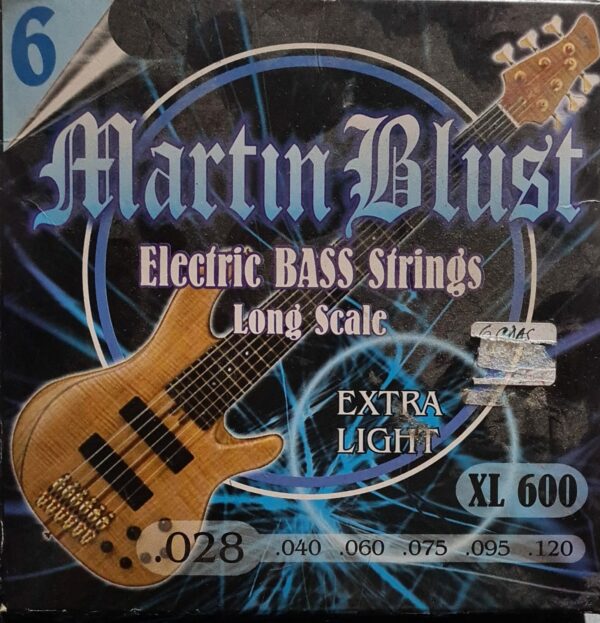 Cuerdas Bajo XL600 6 Cuerdas .028-.120 Martin Blust ARVILLA