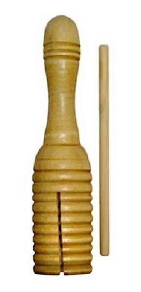 Guiro Mini 18cm C/Golpeador INTERMUSICA