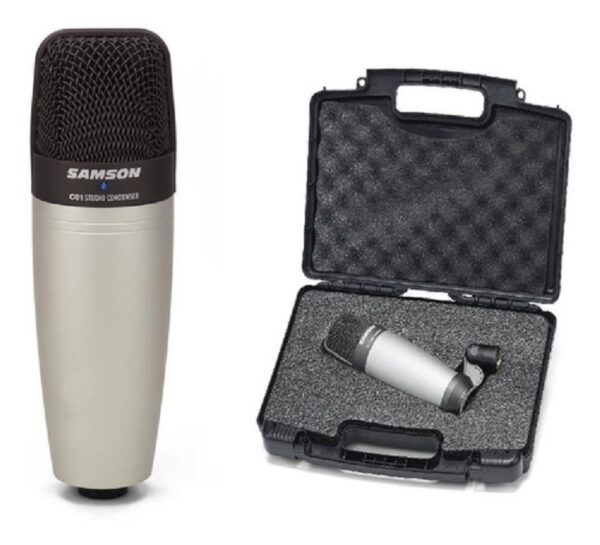 Microfono Condenser De Studio Voz C01 Con Estuche/Pipeta Samson ALEYMAR