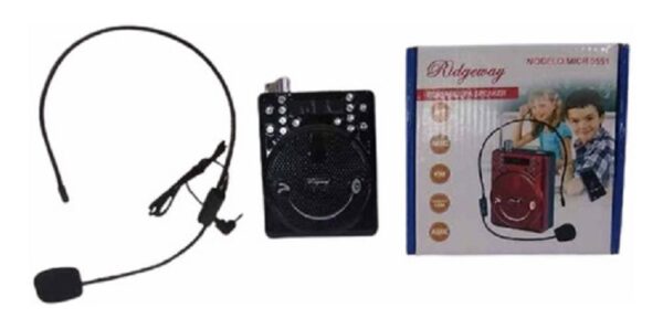 Microfono Vincha 0551 Con Amplificador Riñonero Con Usb Y Fm RADIO NORTE