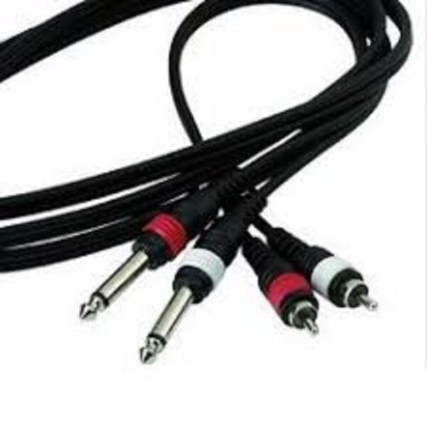 Cable CDQR12-12FT 2 Rca A 2 Plug Mono 3,6M ProAudio PARQUER