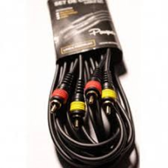 Cable CABA3101 2 RCA a 2 RCA 1 Mt. PARQUER